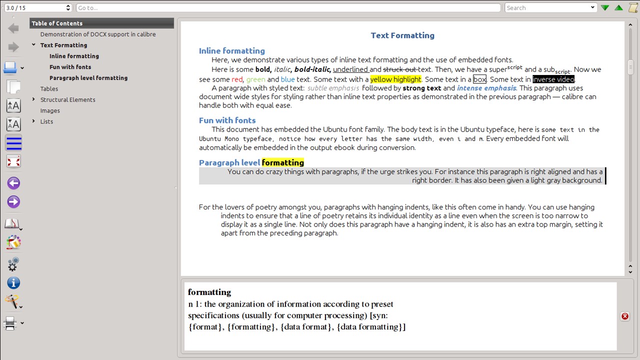 calibre - E-book Viewer