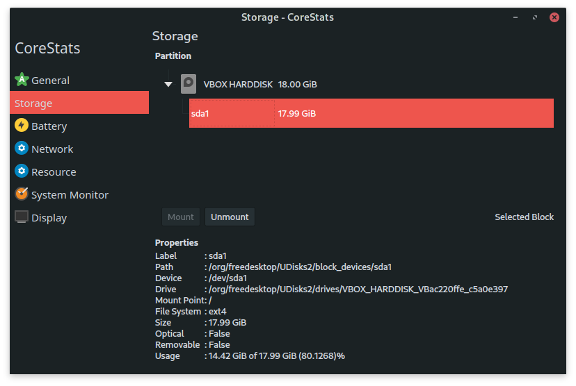 CoreStats