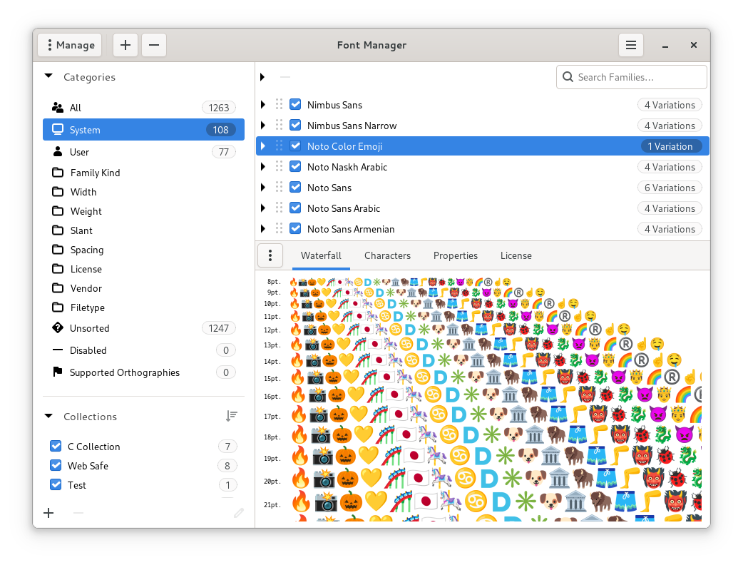 Font Manager