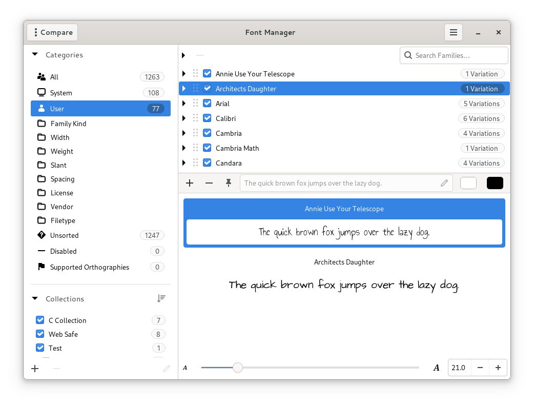 Font Manager