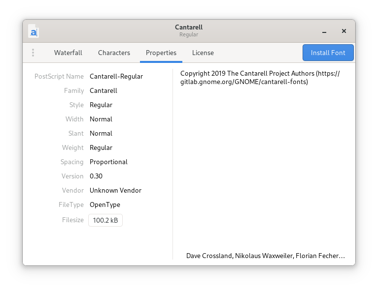 Font Viewer