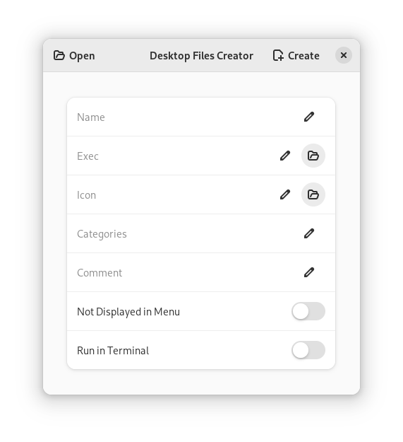 Desktop Files Creator