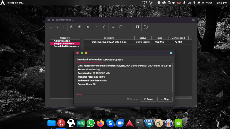 Persepolis Download Manager