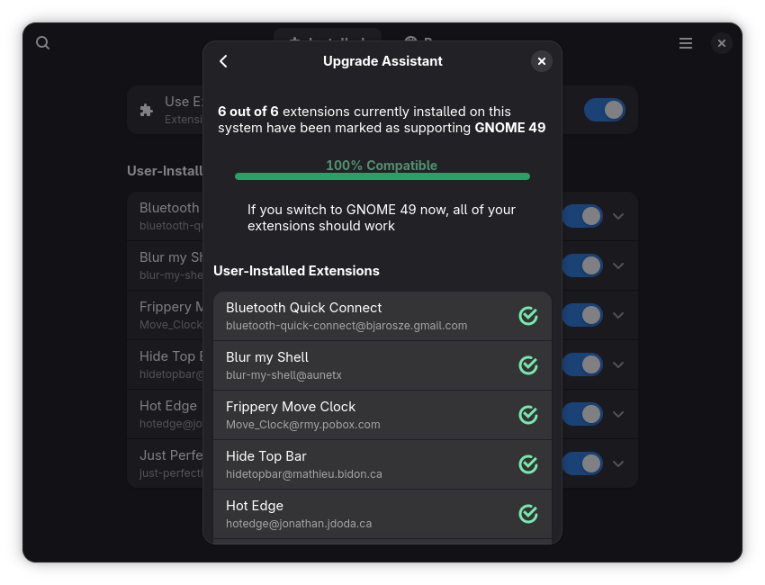 Extension Manager