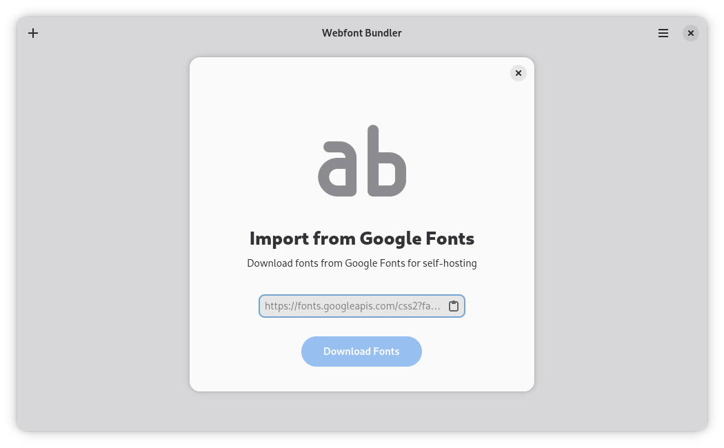 Webfont Bundler