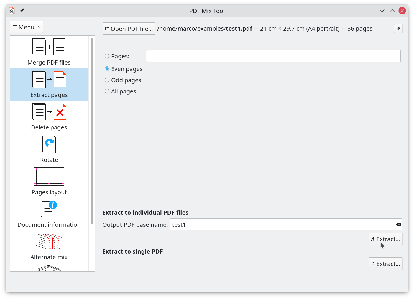 PDF Mix Tool