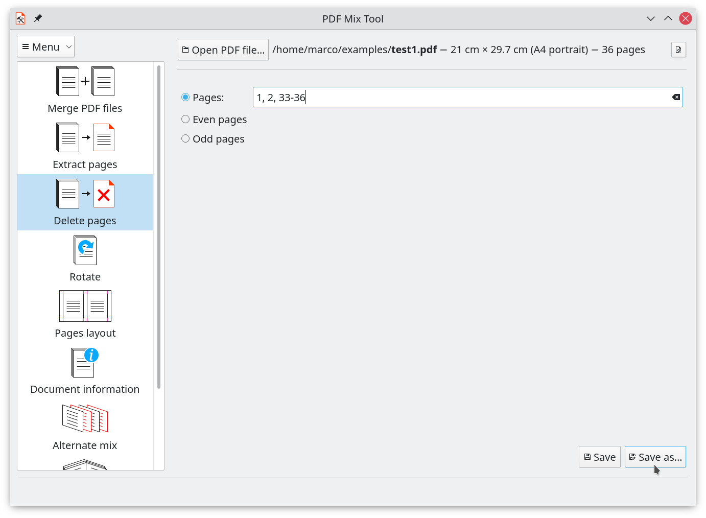 PDF Mix Tool