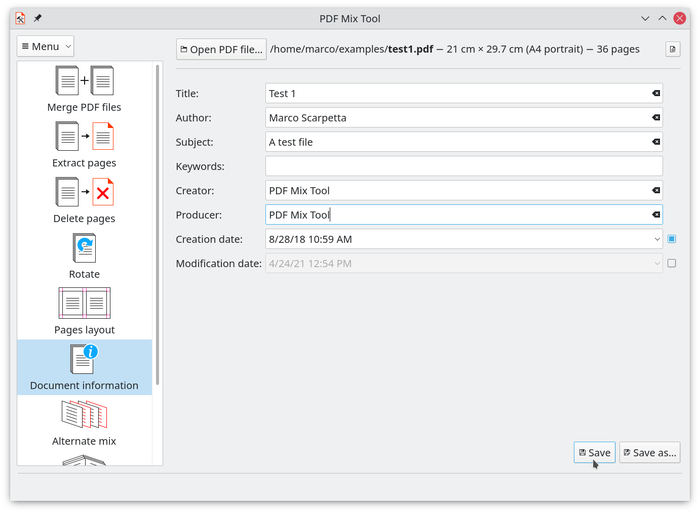 PDF Mix Tool