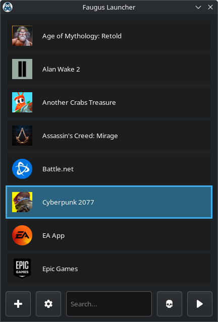 Faugus Launcher