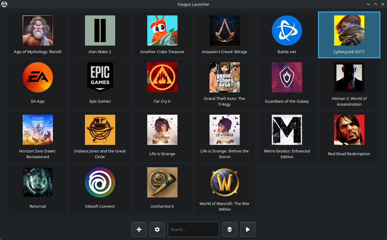 Faugus Launcher