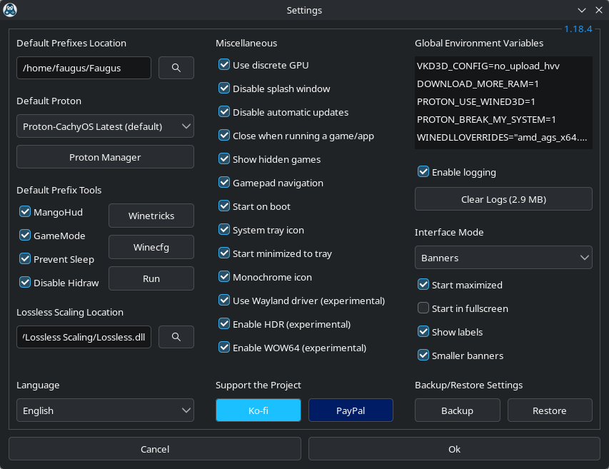 Faugus Launcher