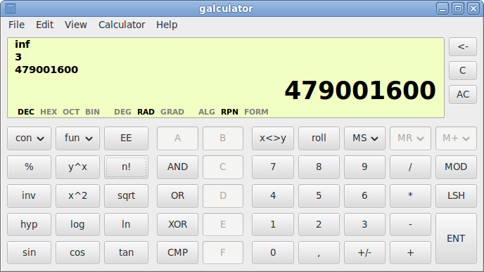 galculator