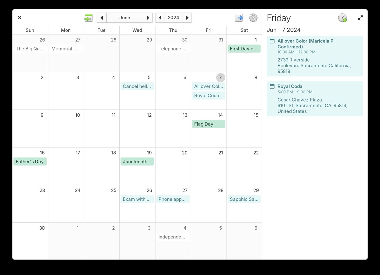 Calendar