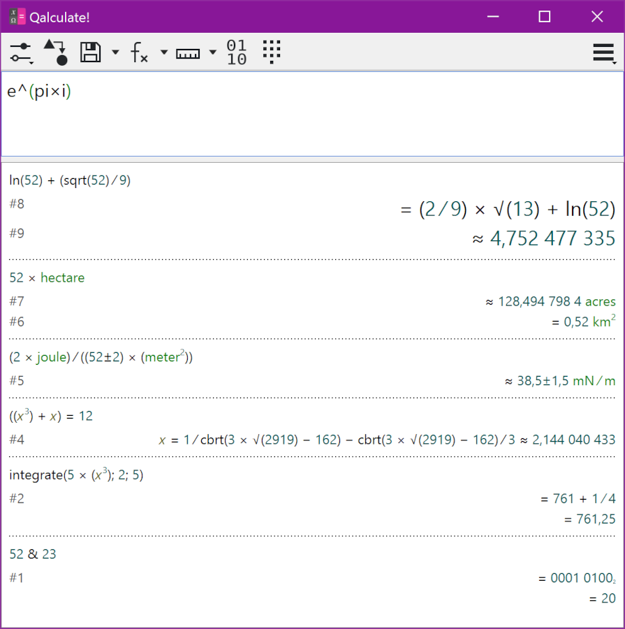 Qalculate! (Qt UI)