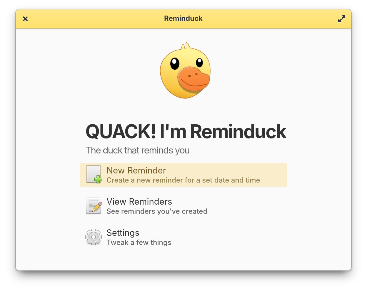Reminduck