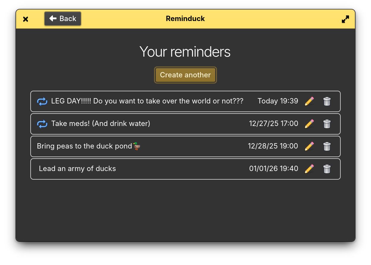 Reminduck
