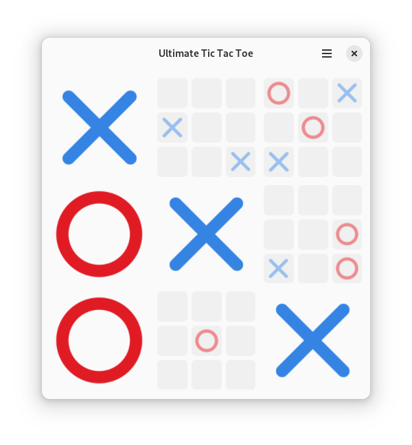 Ultimate Tic Tac Toe