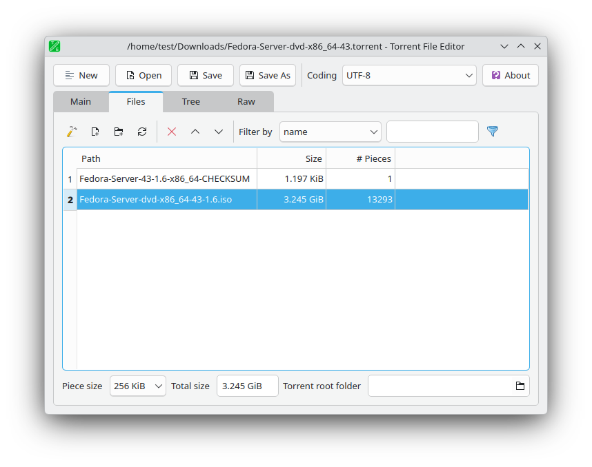 Torrent File Editor