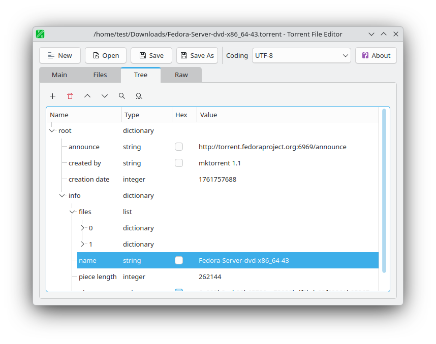 Torrent File Editor