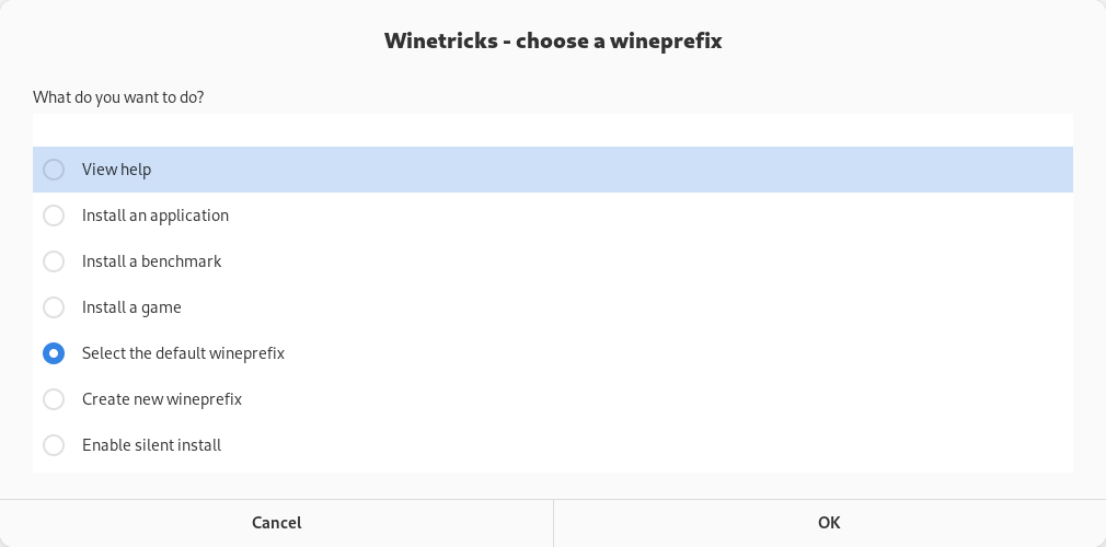 Winetricks