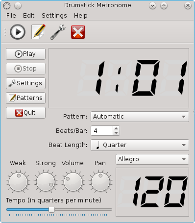 Drumstick Metronome