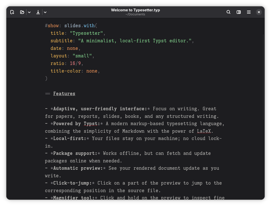 Typesetter