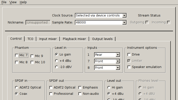 ffado-mixer