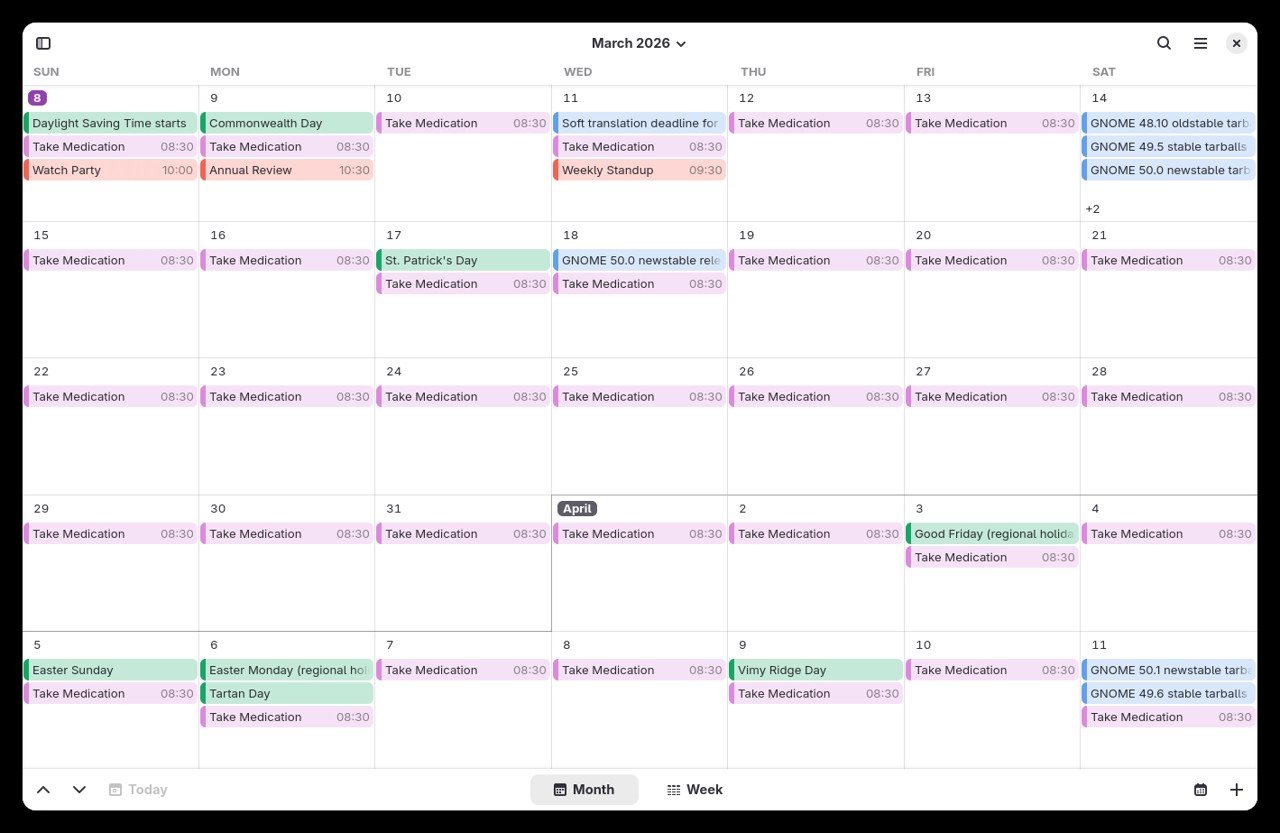 Calendar
