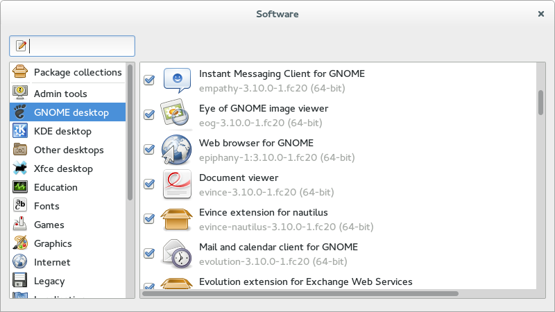 GNOME Packages