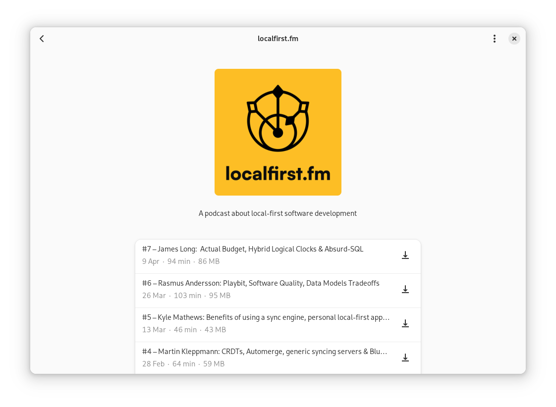Podcasts