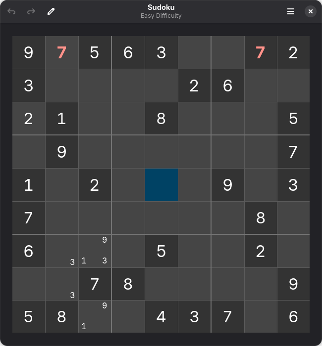 GNOME Sudoku