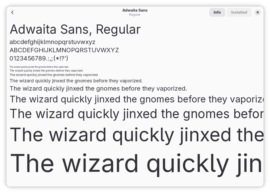 Fonts