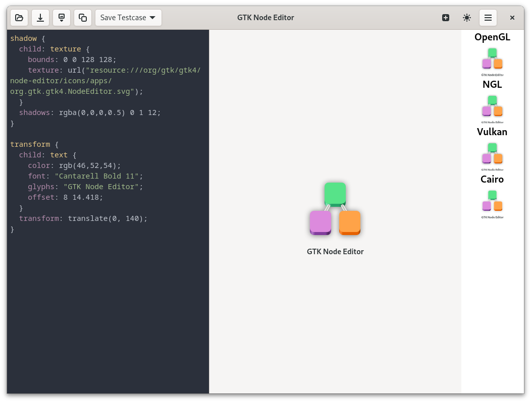GTK Node Editor