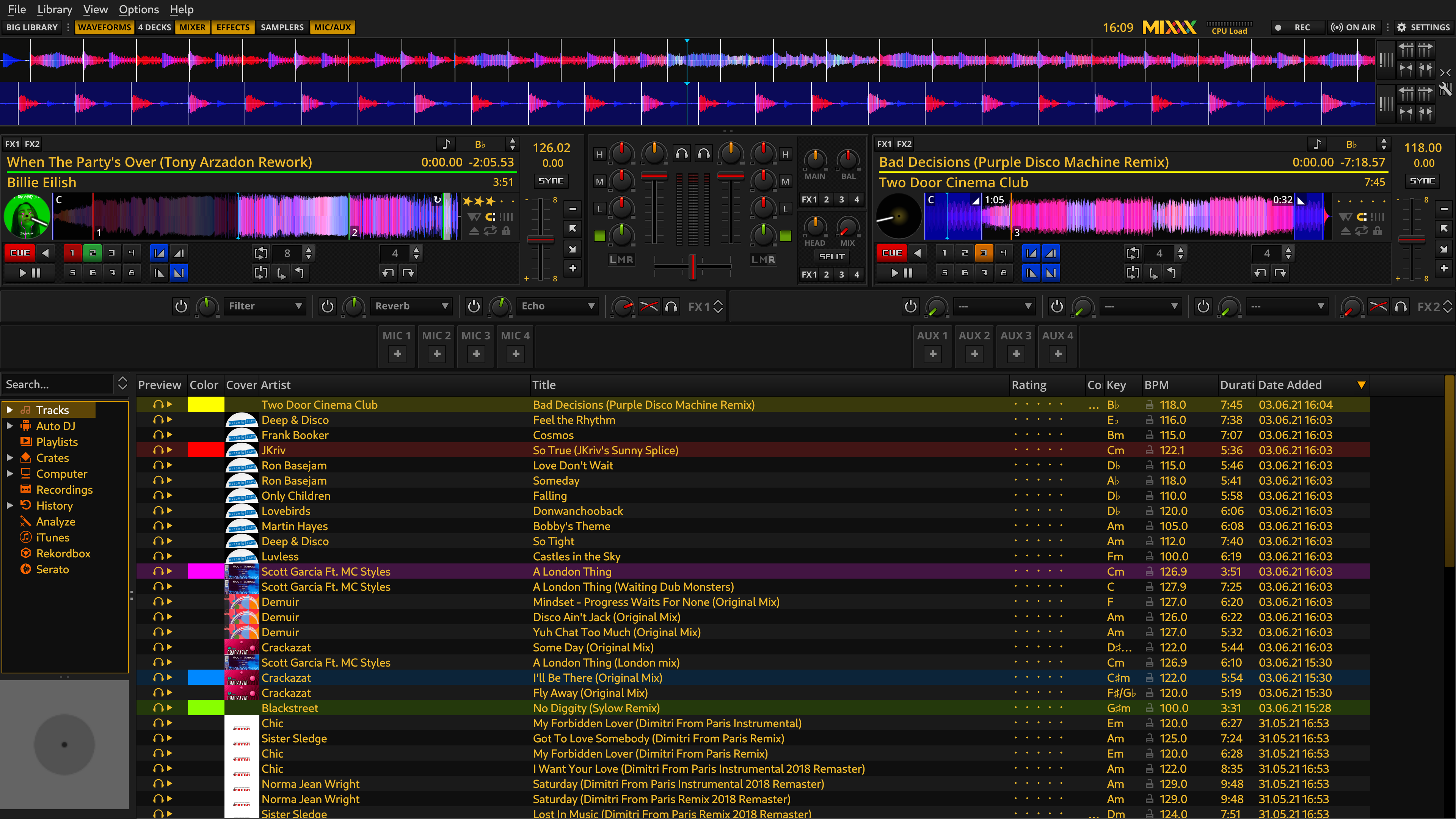 Mixxx DJ Software