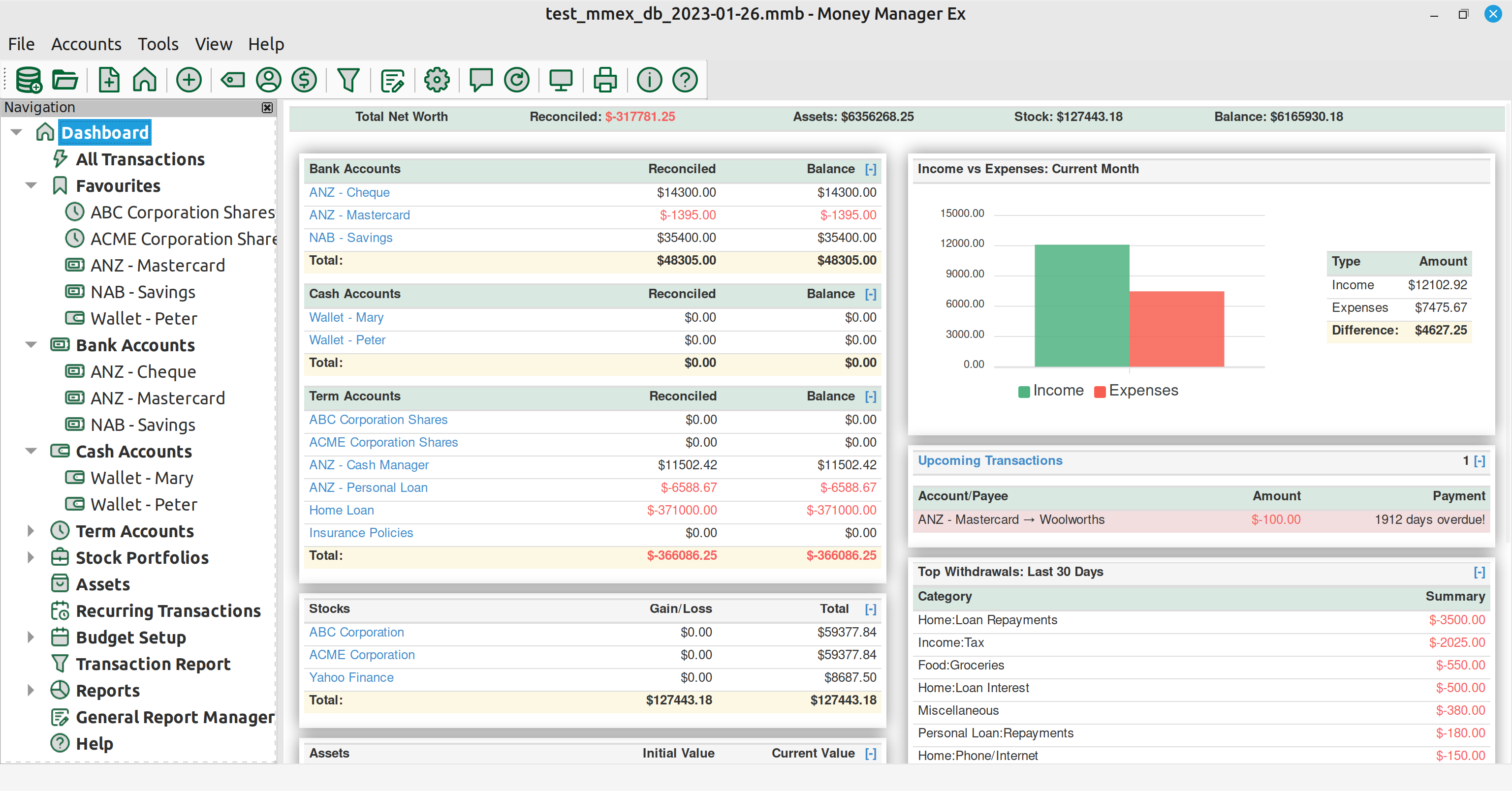 MMEX Money Manager