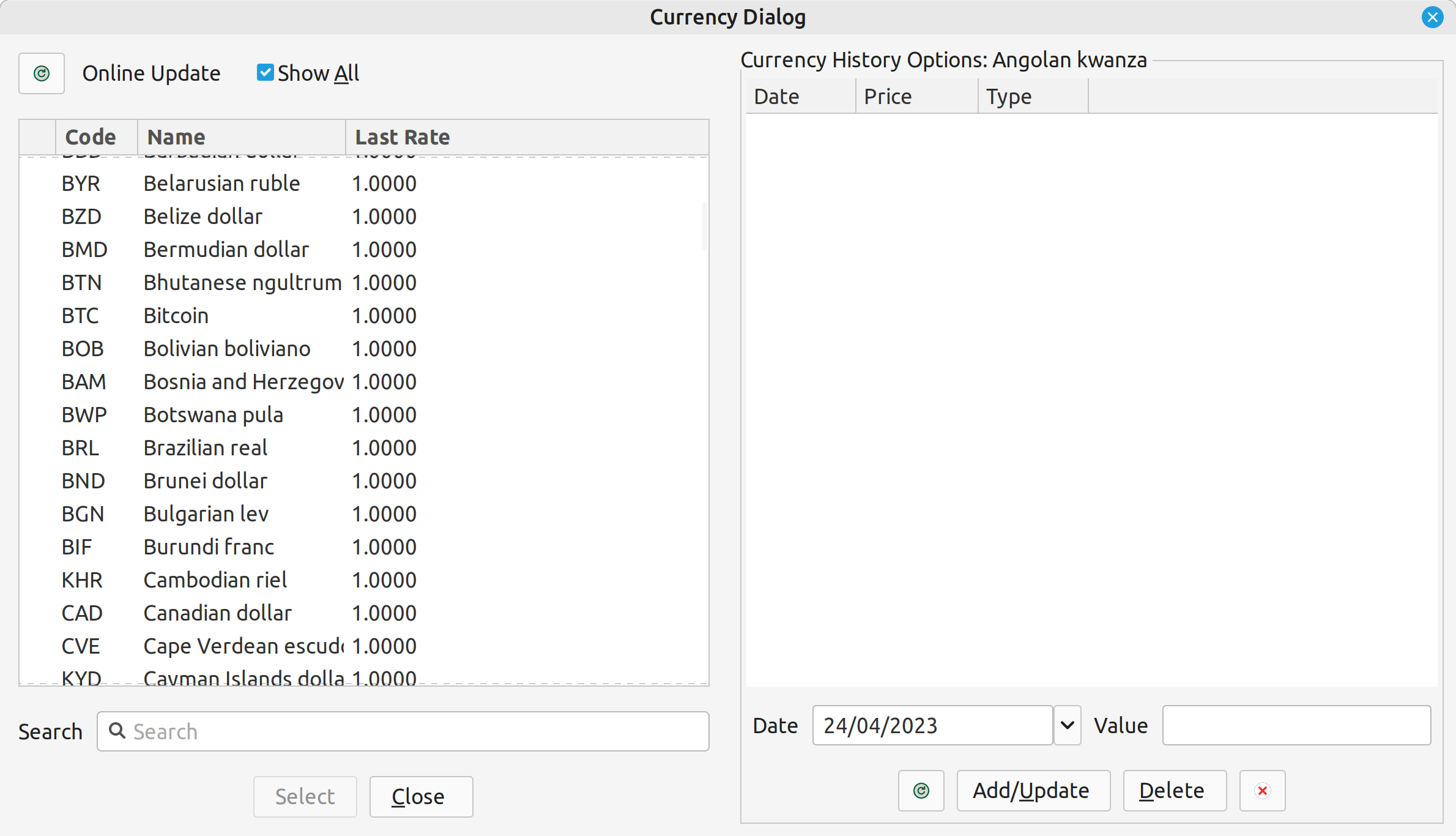 MMEX Money Manager