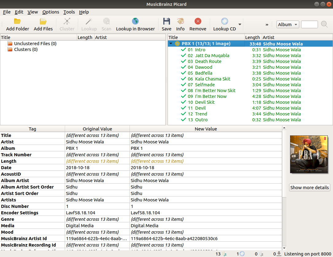 MusicBrainz Picard