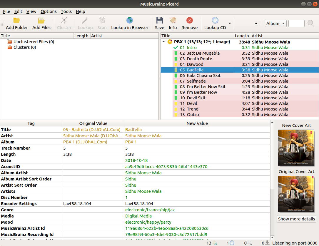 MusicBrainz Picard