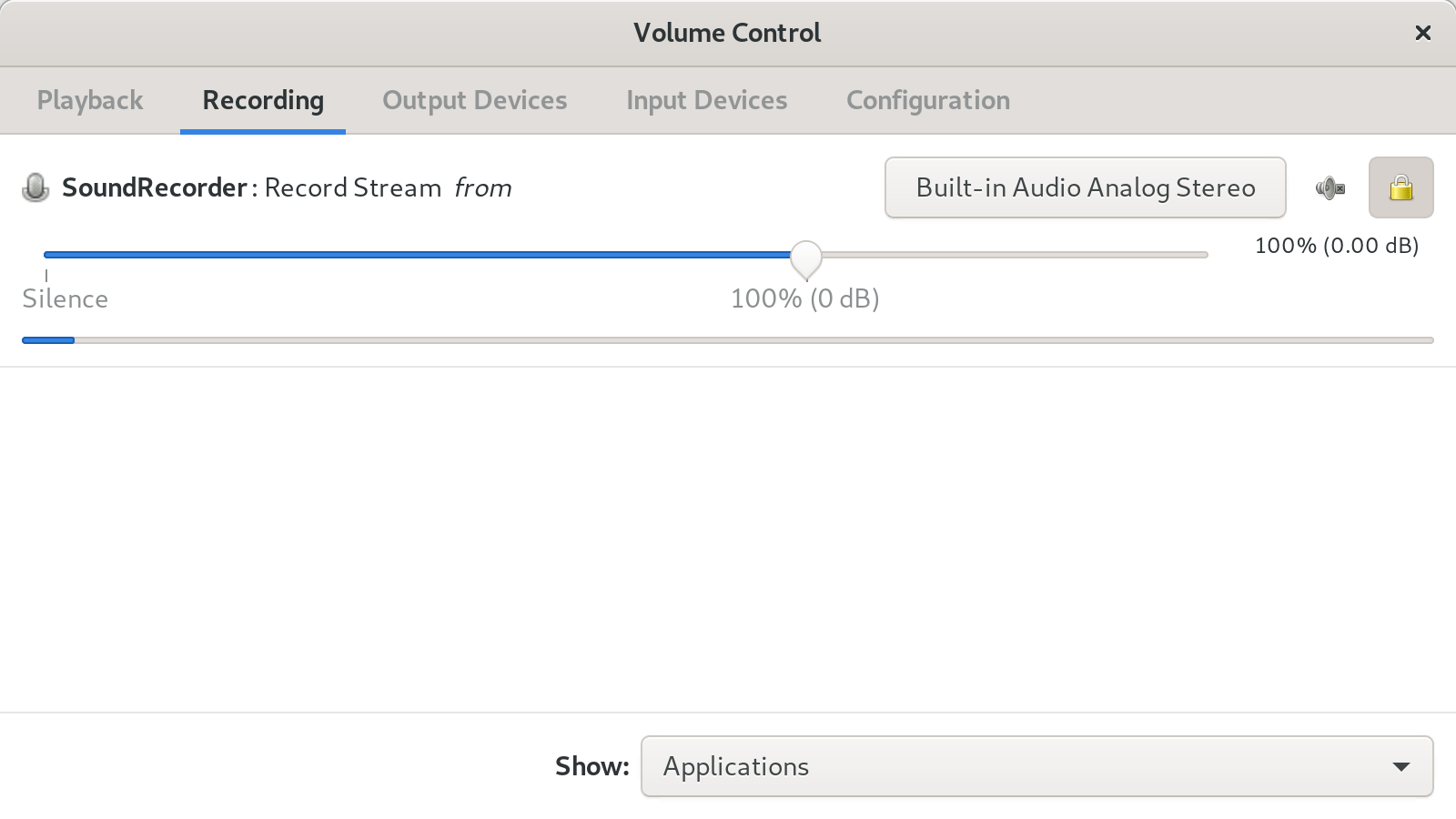 Volume Control