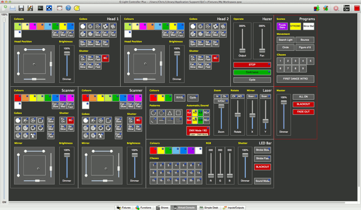 Q Light Controller Plus