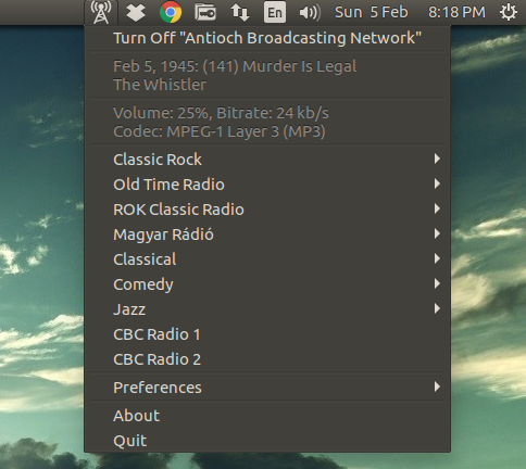 Radiotray-NG